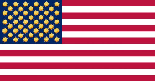 پرچم ویروسی امریکا